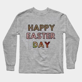 Happy Easter Day leopard Long Sleeve T-Shirt